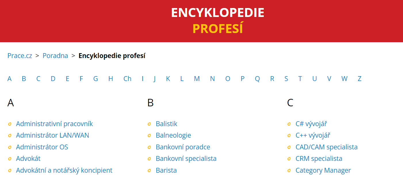 Encyklopedie profesí